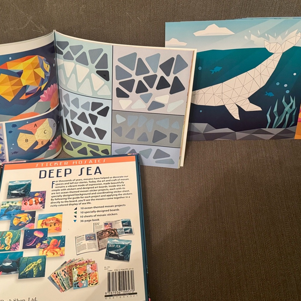 Sticker Mosaics Deep Sea‎ Book - Picture 3 of 3